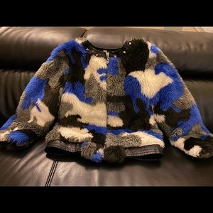Colorful Fur-like Jacket